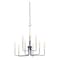 Maxim Lighting Sullivan 9-Light 25" Wide Black / Gold Chandelier 10257BKGLD - alternate 1